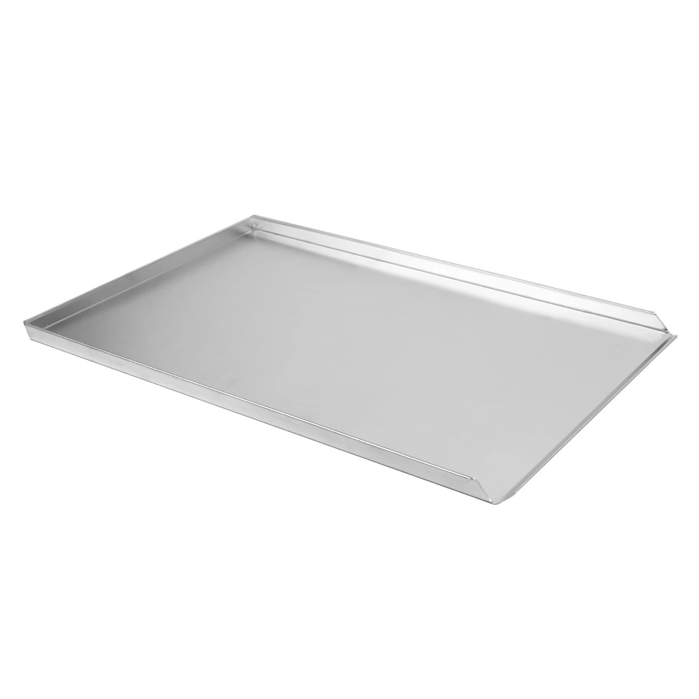 Aluminium tray with 3 lipping edges 600x400 Aluminium tray with 3 lipping edges 600x400