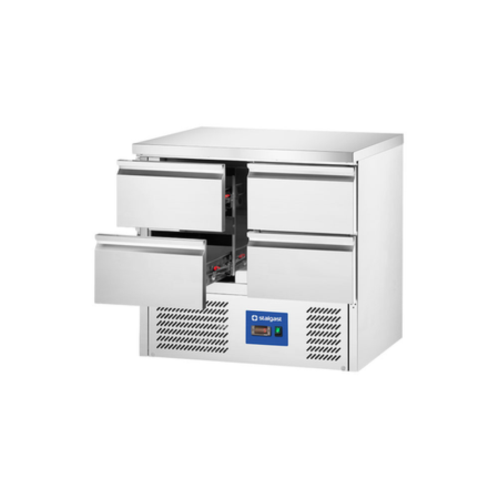 Premium Refrigerated Kitchen Counter with Four Drawers Premium Refrigerated Kitchen Counter with Four Drawers