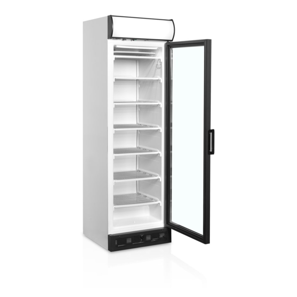 Freezer with advertising banner, 270l Freezer with advertising banner, 270l