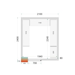 Shelf Rack System Kit CRPF2124
