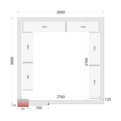 Shelf Rack System Kit CRNF3030