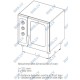 Stand for convection oven with guide rails for 6 GN1/1 trays Stand for convection oven with guide rails for 6 GN1/1 trays