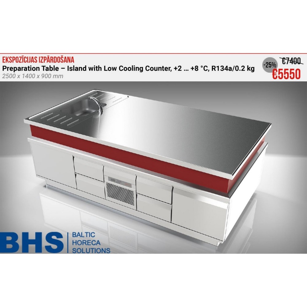 Advanced Refrigerated Counter with Sink