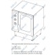 Universal stand for convection oven with guide rails for 16 GN1/1 trays Universal stand for convection oven with guide rails for 16 GN1/1 trays