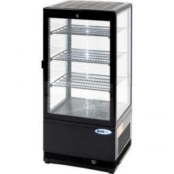 Külmvitriin 78 l must, LED-valgusti