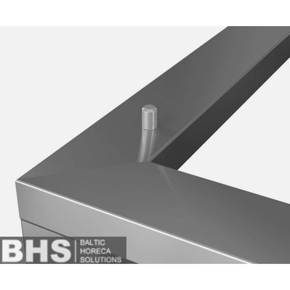 Stand for convection oven with guide rails for 6 GN1/1 trays Stand for convection oven with guide rails for 6 GN1/1 trays