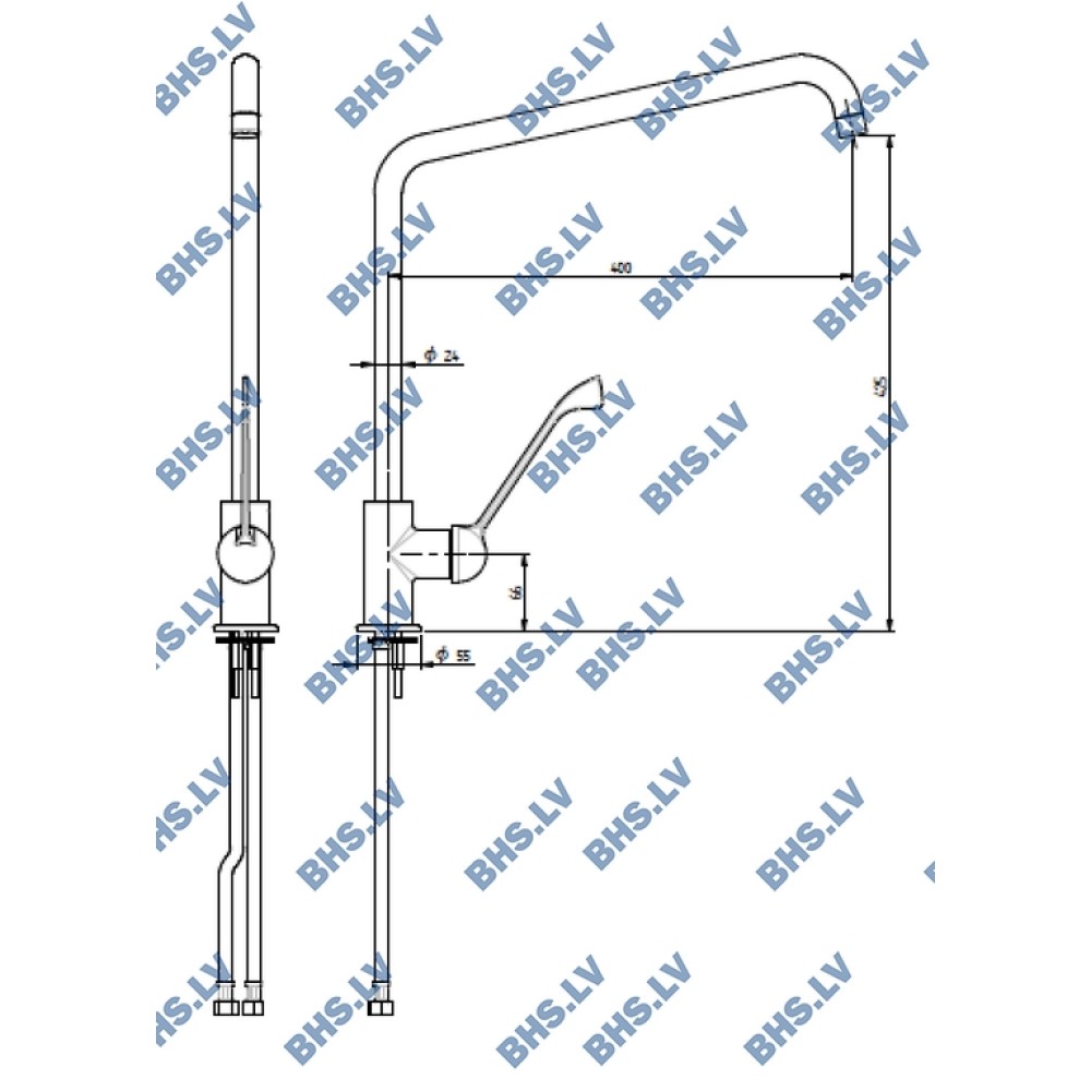 Contemporary Kitchen Faucet 206 Contemporary Kitchen Faucet 206