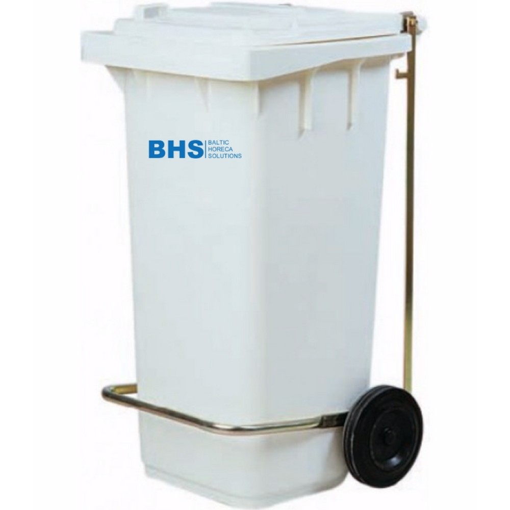 Bright Yellow 120L Waste Container
