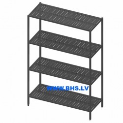 Perforated shelves welded 1500-7