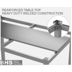 Table for cutting board with frame 1200