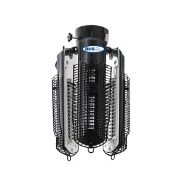 Hanging heating lamp for parasol