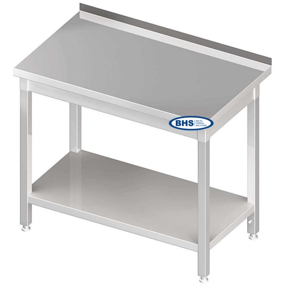 Metalinis stalas su lentyna 800 Metalinis stalas su lentyna 800