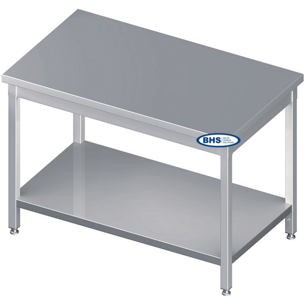 Metalinis stalas su lentyna 1700 Metalinis stalas su lentyna 1700