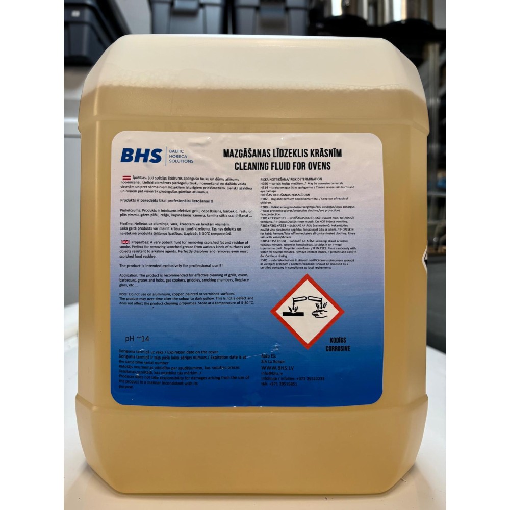 Détergent Alcalin pour Fours à Convection - 10 L Détergent Alcalin pour Fours à Convection - 10 L