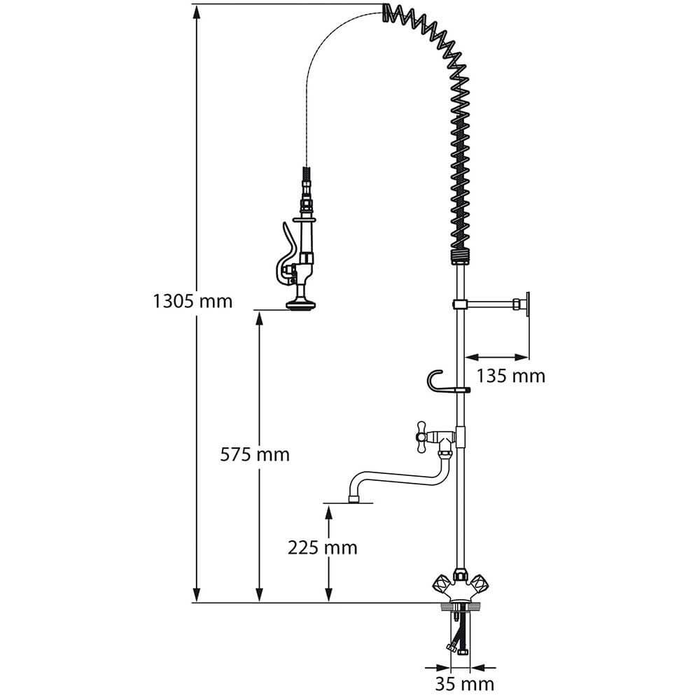 Stylish Shower Mixer for Kitchen Sinks
