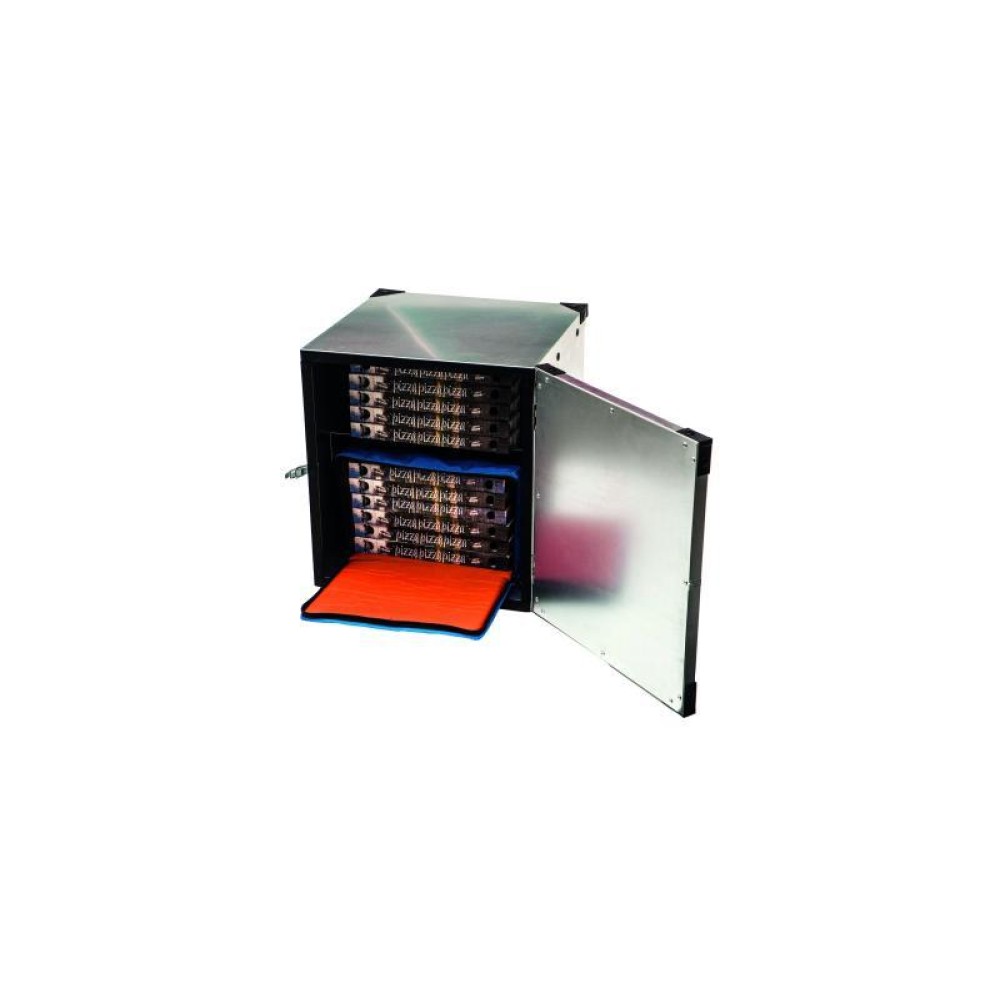 Steel Pizza Transport Box for 2 Bags Steel Pizza Transport Box for 2 Bags