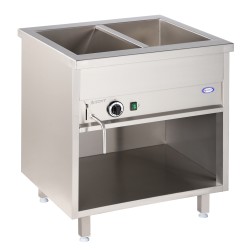 Eraldiseisev bain-marie 2xGN 1/1, ühise temperatuuri reguleerimisega