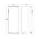 Efficient 206L White Freezer with NoFrost Efficient 206L White Freezer with NoFrost